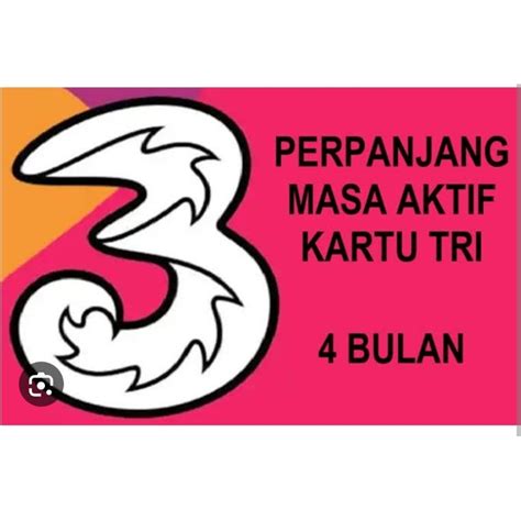 Jual Perpanjang Masa Aktif Three Tri Shopee Indonesia