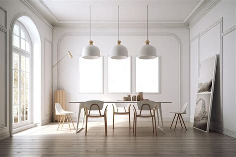 premium ai image interior   light gallery space   rows