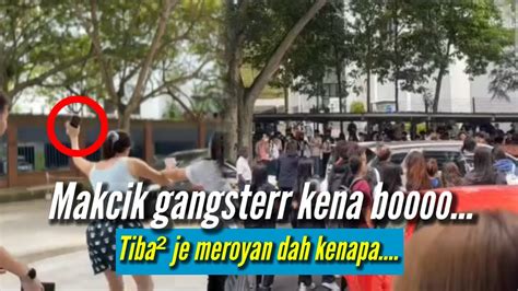 Makcik Cina Gangstorrr Sg Long Baling Hp Student Atas Jalan Kena Kutip