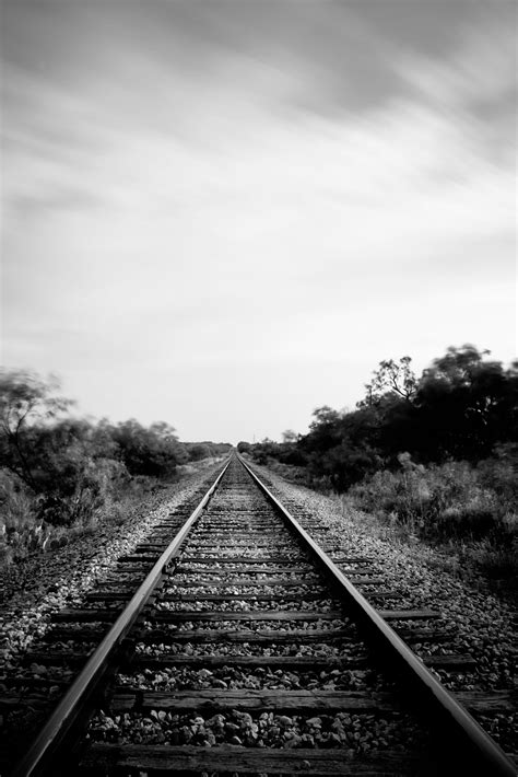 Long Exposure Train Tracks in Texas