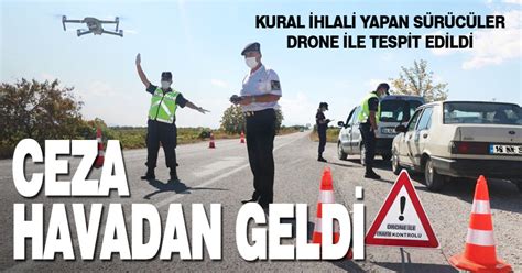 Jandarmadan Drone Destekli Trafik Denetimi Denizlihaber Denizli