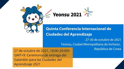 Conferencia Internacional de Ciudades del Aprendizaje Galardón para la