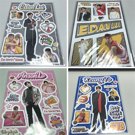 姜濤 Anson Lo Edan Mcdonald 貼紙 Sticker 興趣及遊戲 收藏品及紀念品 明星周邊 Carousell