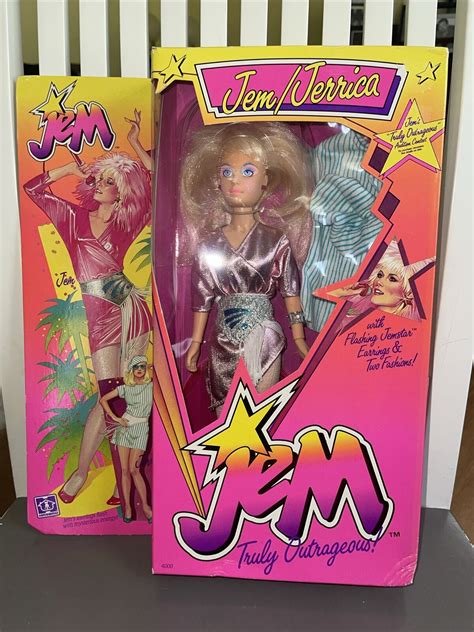 Jem Truly Outrageous Doll Jem Jerrica Hasbro Nrfb Vintage