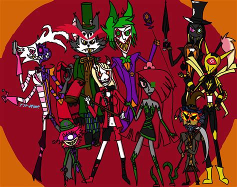 Hazbin Hotel X Batman Villains By Tyr Prime On Deviantart