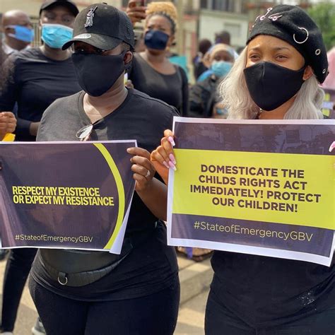 Protesters March Against Sexual And Gender Based Violence In Lagos