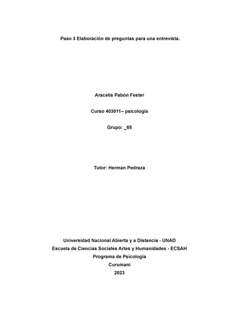 Anexo Cuadro Comparativo Paso Elaboraci N De Preguntas Para Una