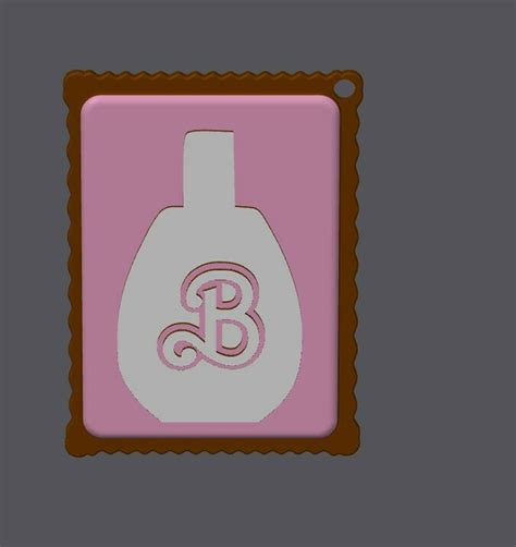 STL file BARBIE SILHOUETTE COOKIE - Perfume bottle 1・3D printer design ...