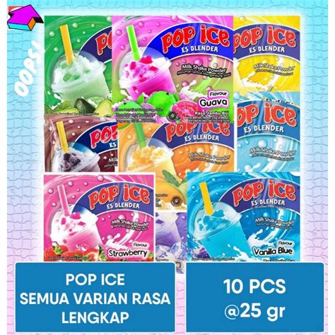 Jual Pop Ice All Varian Rentengan Shopee Indonesia