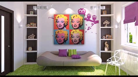 DECORACIÓN POP ART Diseño de Interiores YouTube