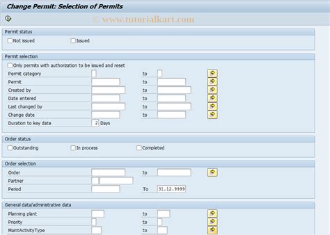 Ipm Sap Tcode Change Permit