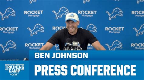 Offensive Coordinator Ben Johnson Press Conference August 1 2024