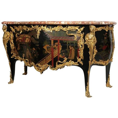 Palatial Louis XV Style 19th Century Gilt Bronze Mounted Chinoiserie