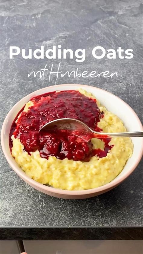 Pudding Oats Haferflocken Gesunde Haferflocken Gesundes Frühstück