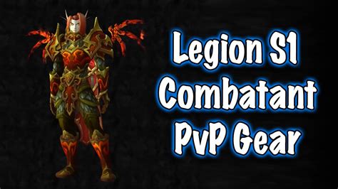 Jessiehealz Legion Combatant Pvp Gear Legion Beta Youtube