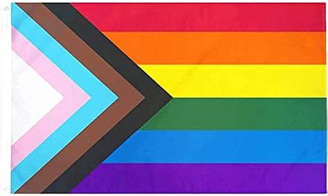 Progress Pride Rainbow Flag 3x5 Ft Lgbtq Community