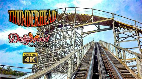 2023 Thunderhead Roller Coaster On Ride Front Seat 4k Pov Dollywood Youtube