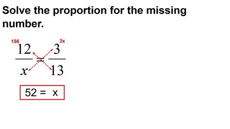 Solve The Following Proportion