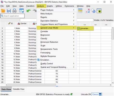 Two Way Anova In Spss Including Interpretation Ez Spss Tutorials