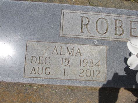 Alma Atkins Robertson 1934 2012 Monumento Find A Grave