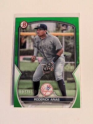 Bowman Roderick Arias Green New York Yankees Prospect Ebay