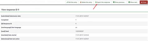 Export Responses LimeSurvey Manual