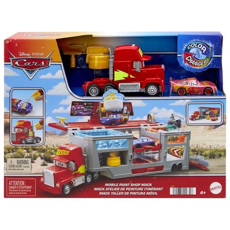 Disney Pixar Cars Colour Changers Mobile Paint Shop Mack Playset | Smyths Toys Ireland