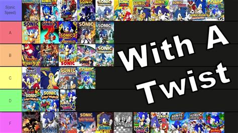 Ranking Every Sonic Game With A Twist Youtube