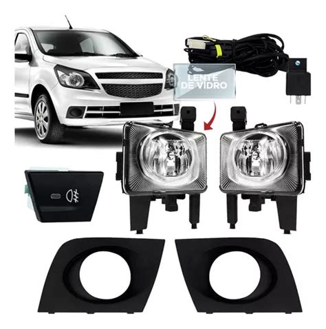 Kit Farol Neblina Agile Moldura Bt Mod Original Frete Gr Tis