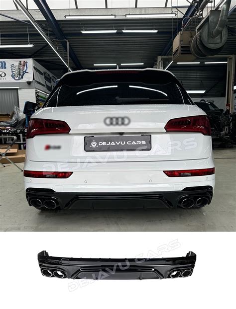 SQ5 Look Diffuser Uitlaat Sierstukken Voor Audi Q5 SUV FY S Line SQ5