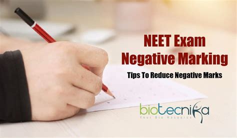 How To Reduce Negative Marking In NEET Exam