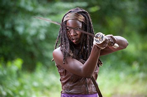 The Walking Dead Season 8 Michonne Star Teases ‘unpredictable Show Tv And Radio Showbiz And Tv