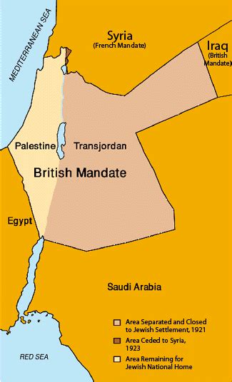 Balfour Declaration Map Boundaries