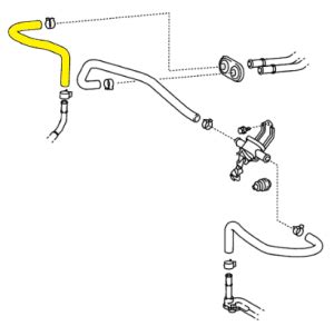 Uz L Heater Hose Outlet A Genuine Yota Performance Inc