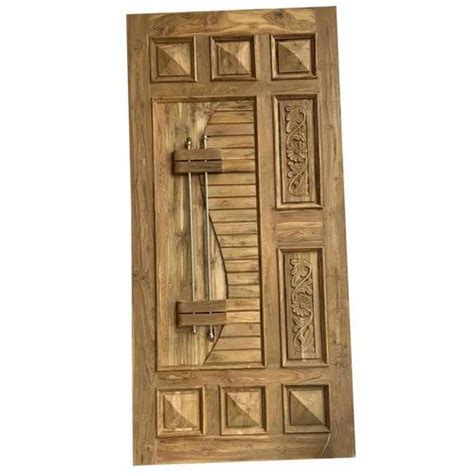 Exterior Brown Carved Teak Wood Door For Home At Rs Piece In