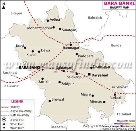 Bara Banki Railway Map