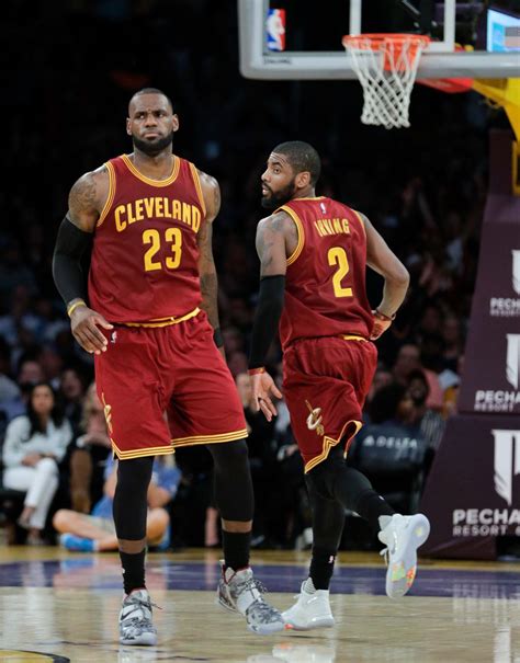 Lebron James Responds With Duh To Question About How Kyrie Irving Could Help Lakers Yahoo Sports