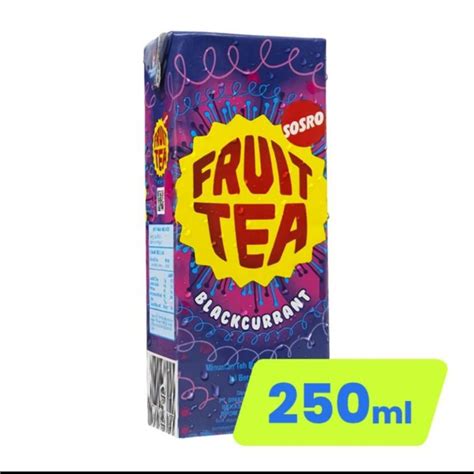 Jual Fruit Tea Blackcurrent Kotak 250ml Shopee Indonesia