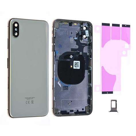 Vitre arrière Châssis iPhone XS Max Or Achat en ligne sur Lcd Maroc