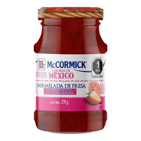 Mermelada McCormick Sabores de México fresa y guayaba 270 g Walmart