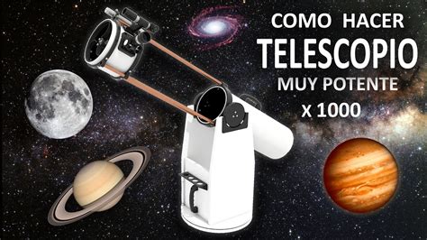 Como Hacer Un Potente Telescopio Casero Experimentar En Casa YouTube