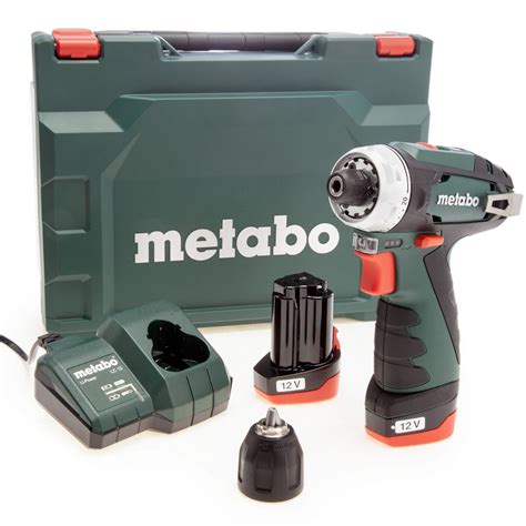 Metabo Powermaxx Bs Basic V Cordless Drill Driver Inc X Ah Batts