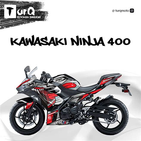 Kungfu Graphics Custom Decal Kit For Kawasaki Ninja 400 ABS 2017 2018