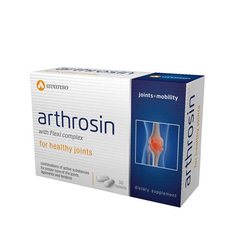 Arthrosin Joint And Bone Support With Glucosamine And Collagen 30 Tablets