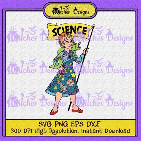 Hop On The Magic School Bus Science SVG PNG Ms Valerie Frizzle Cricut