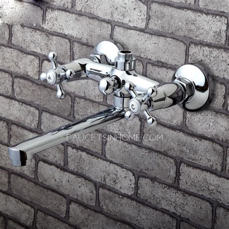 Cheap Wall Mounted Long Spout Old Bathtub Faucet