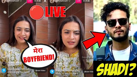 Kirti Mehra Live React On Boyfriend Elvish Yadav Marriage Youtube