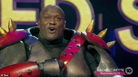 The Masked Singer S Wendell Sailor Reveals He Almost Fainted Inside His Rhino Costume Daily