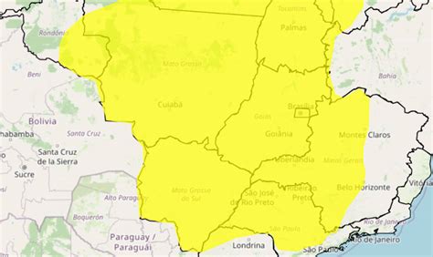 Alerta Amarelo Para Baixa Umidade Relativa Do Ar Em Boa Parte Dos