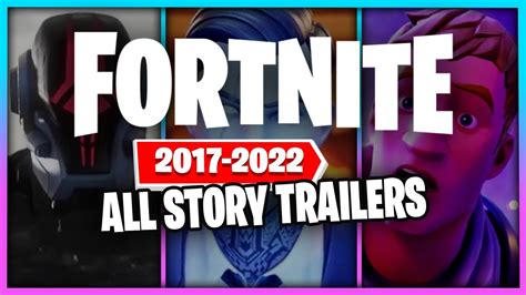 All Fortnite Cinematic Season Trailers Season Season Youtube